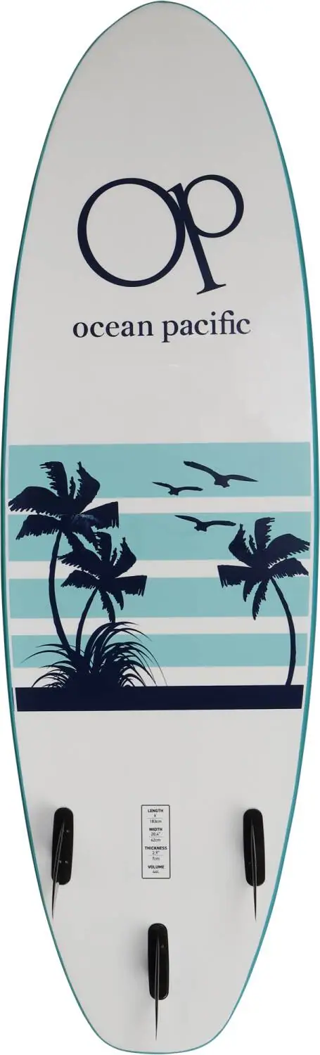 Ocean Pacific 6'0 Soft Top Surfboard 3 Ocean Pacific 6'0 Soft Top Surfboard